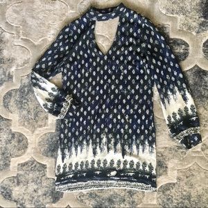 WAYF Choker Shift Dress